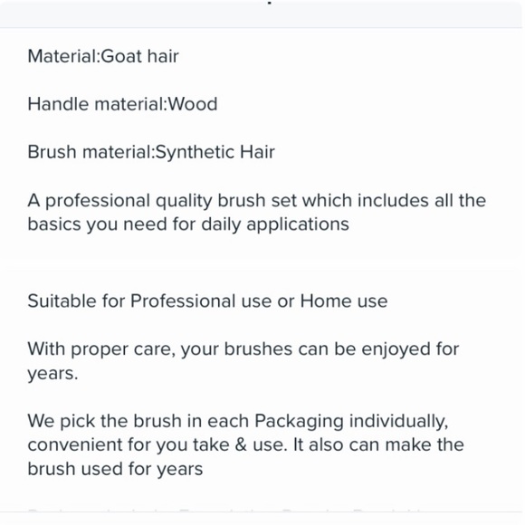 20 PIECE MAKEUP BRUSH SET - Picture 3 of 4